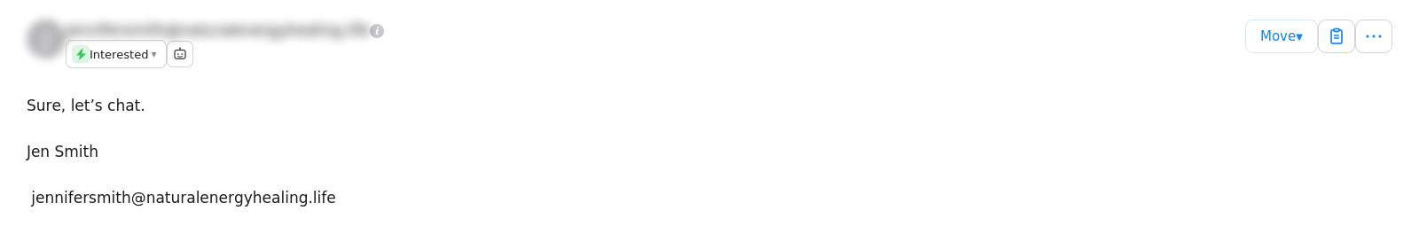 Positive reply 4