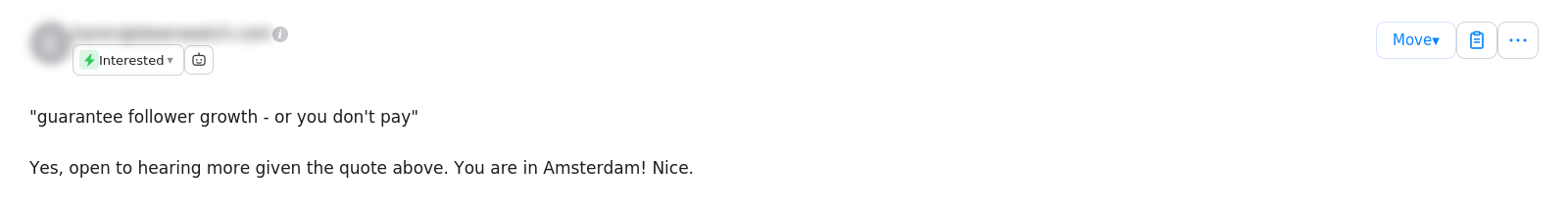 Positive reply 9
