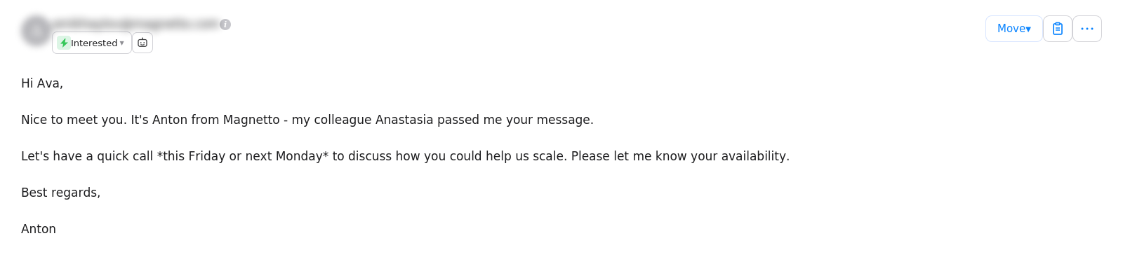 Positive reply 26