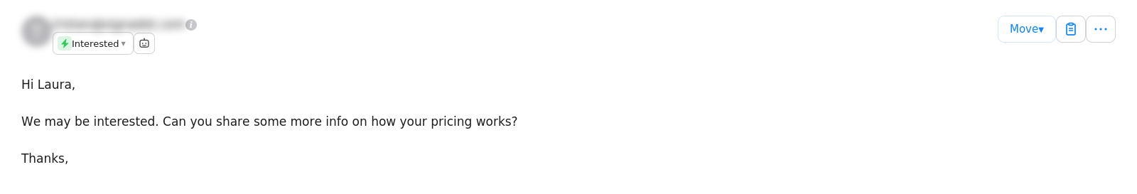 Positive reply 44