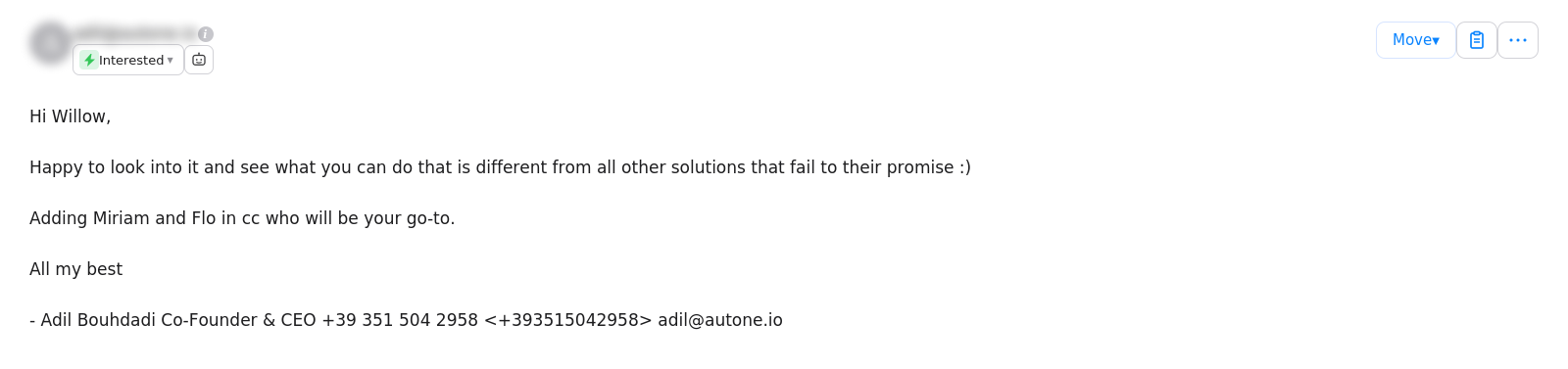 Positive reply 48