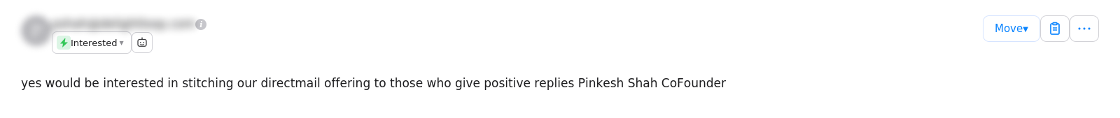 Positive reply 55